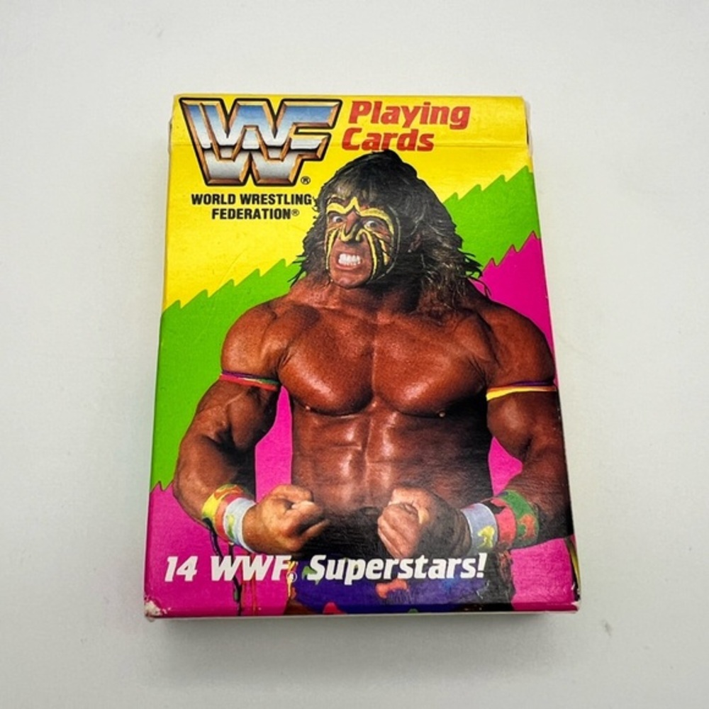 VTG 1991 WWF World Wrestling Playing Cards Vintage WWE Collectible NEW